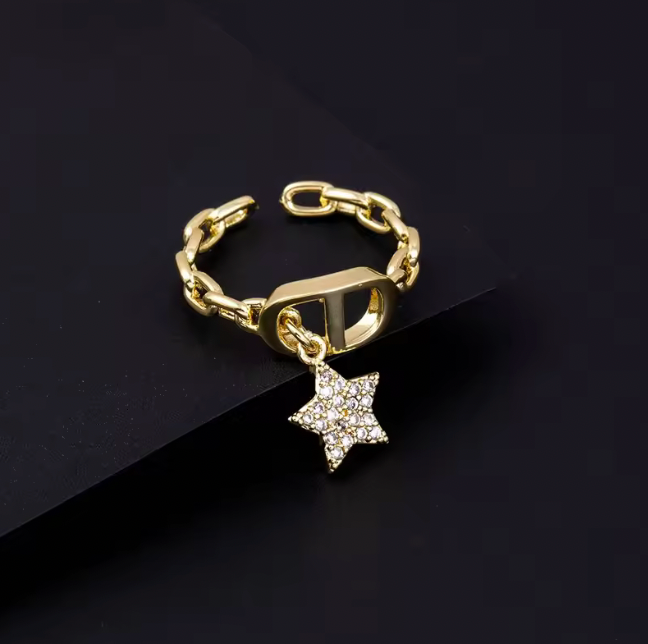 Bague - Étoile Doré