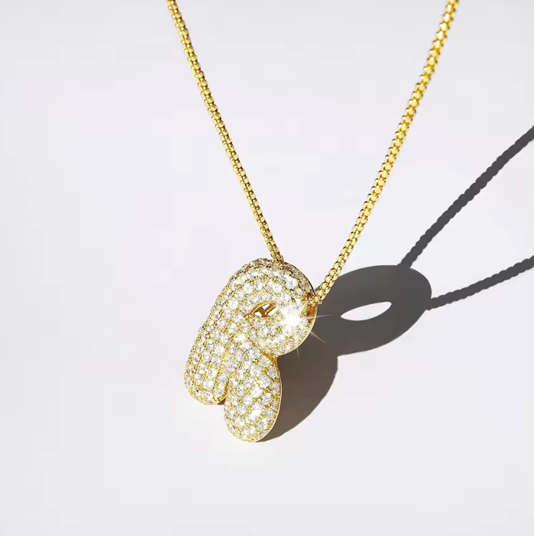 Collier - Lettre Pur Cristal