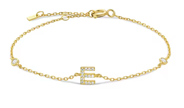 Bracelet - Lettre doré