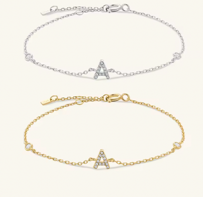 Bracelet - Lettre doré