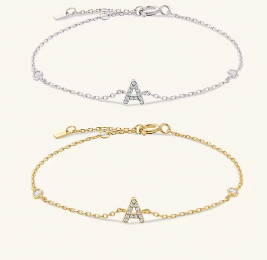 Bracelet - Lettre doré