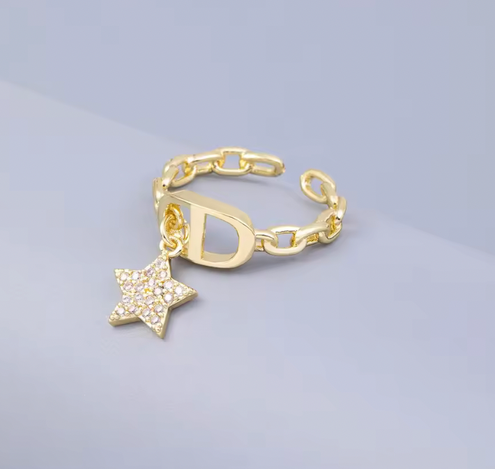 Bague - Étoile Doré