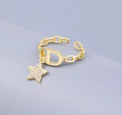 Bague - Étoile Doré