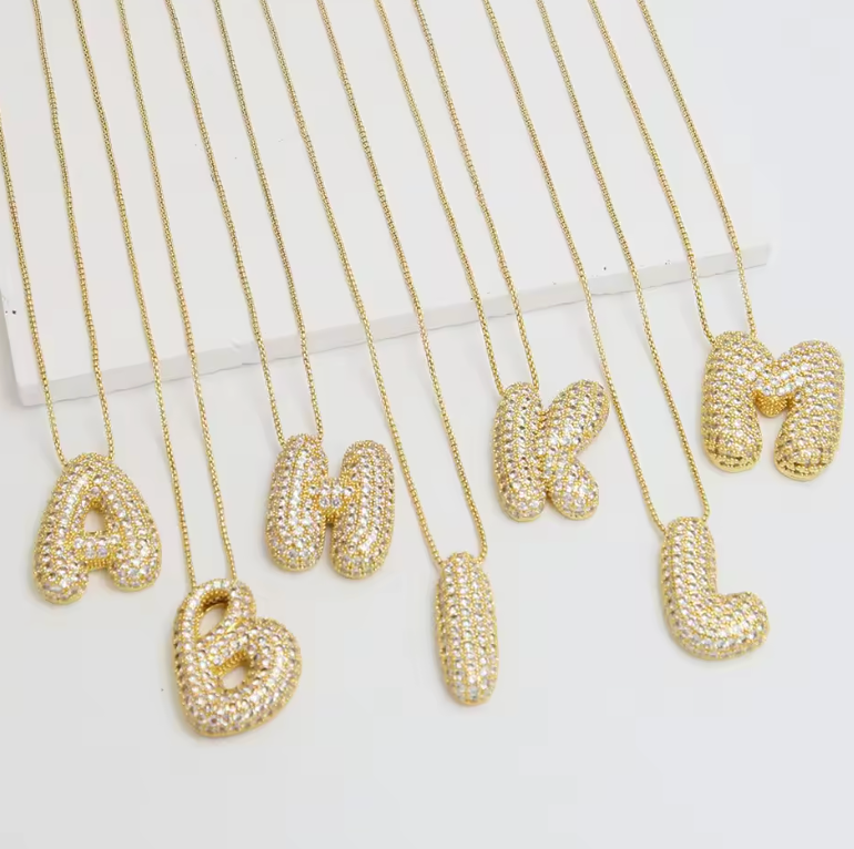 Collier - Lettre Pur Cristal