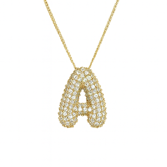 Collier - Lettre Pur Cristal